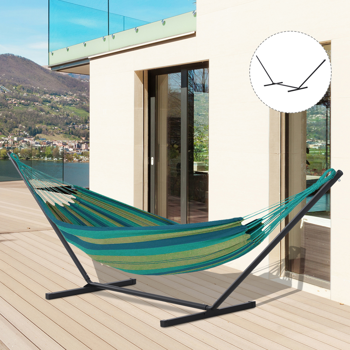 Hammock Stand Straight Pole Simple Set Up | eBay